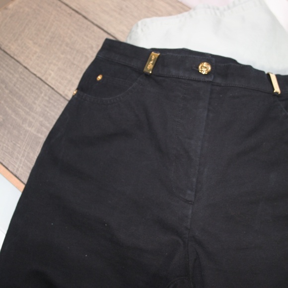 St John Sport by Marie Gray Dark Wash Jeans Sz 10 - Picture 2 of 8